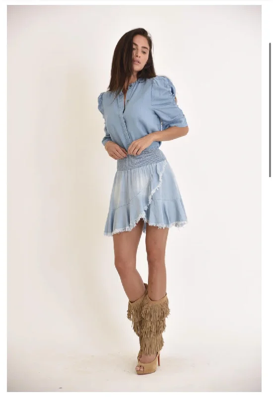 Weekend Offers That Impress Live Tencel 3/4 Ruched Sleeve Top