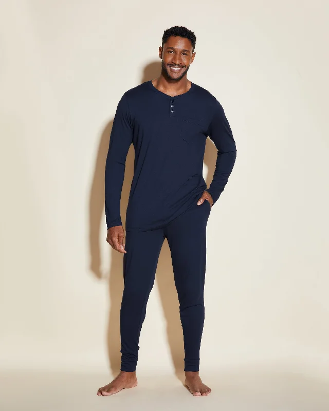 Henley & Jogger Pyjama-Set Für Männer