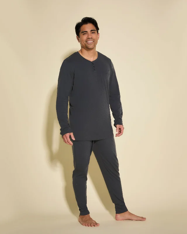 Weekend Specials to Delight Henley & Jogger Pyjama-Set Für Männer