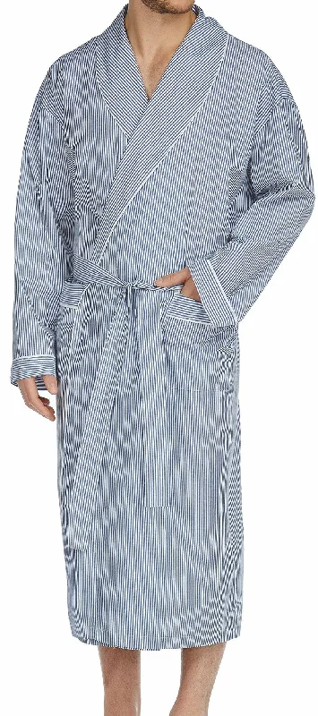 Big and Tall Cobalt Woven Shawl Robe