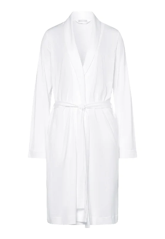Final Offer Robe Selection Melange Cotton Robe | White 77302-101