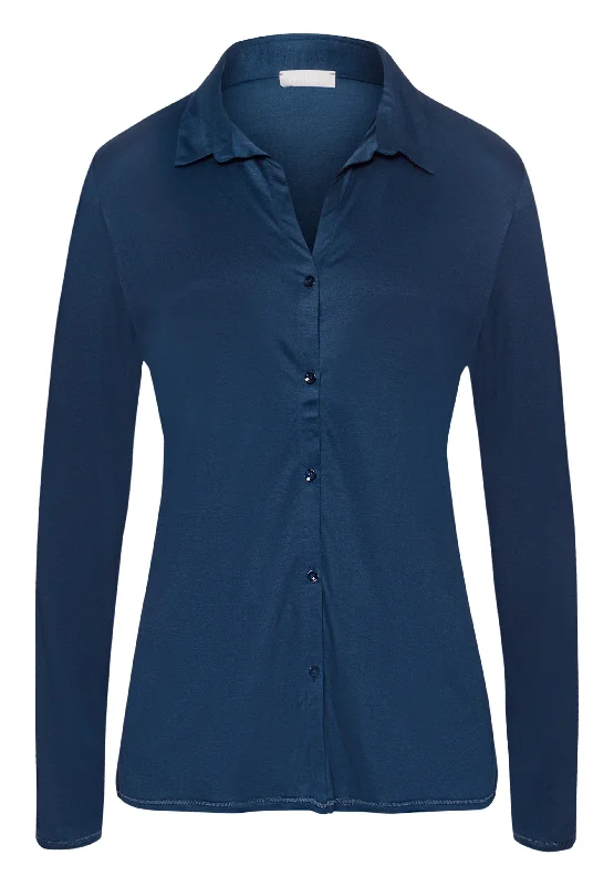 Grand Central Silk Blend Shirt | Mystic Blue 77305-1652