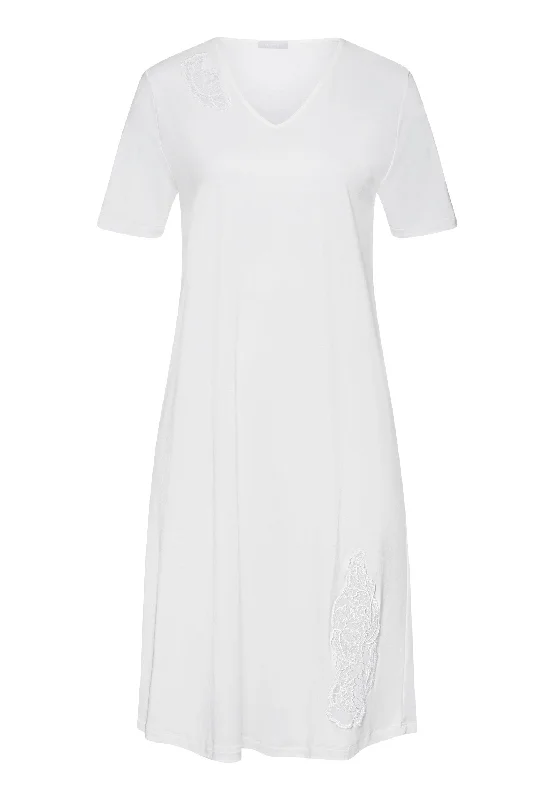 Sale Alert Anne Embroidered Cotton Nightgown | Off White 74891-102