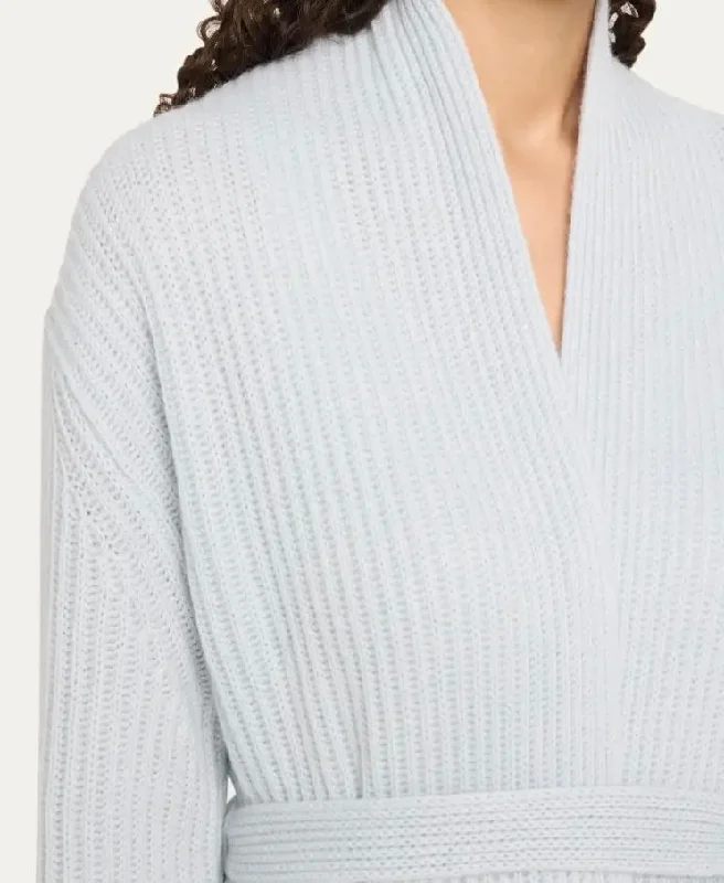 Crazy Savings ARLOTTA~ Cashmere lux rib long robe #2820