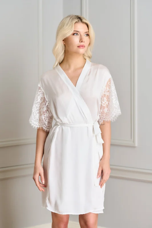 Weekend Bargains to Enjoy Blisse Lace Bridal Robe