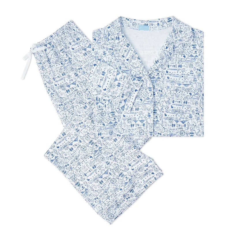 Weekend Bargains to Love Boston Women’s Button Front Long Pajama Set