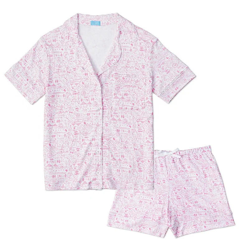 Weekend Bargains to Savor Boston Women’s Button Front Short Pajama Set