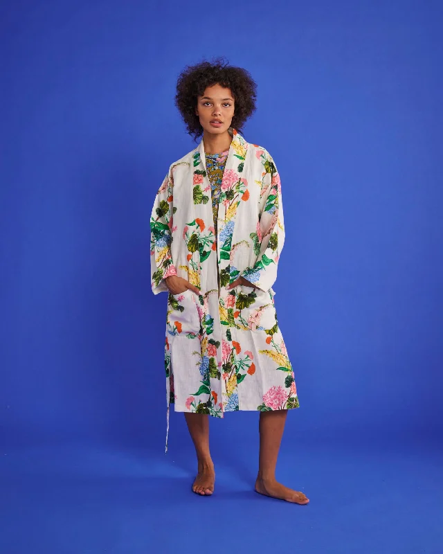 Weekend Discounts to Savor Bouquet Beauty Linen Robe