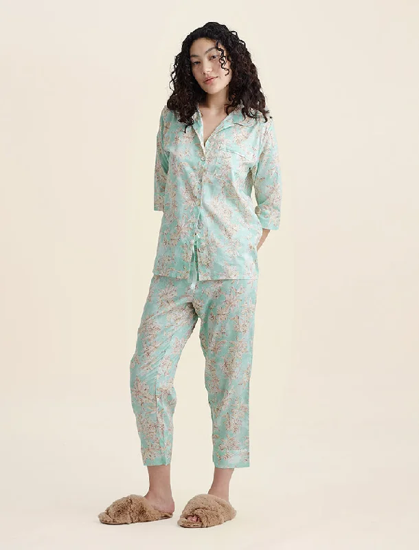 New Arrival Bridget Crop PJ Set