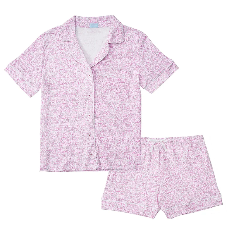 Weekend Special Cape Cod Women’s Button Front Short Pajama Set