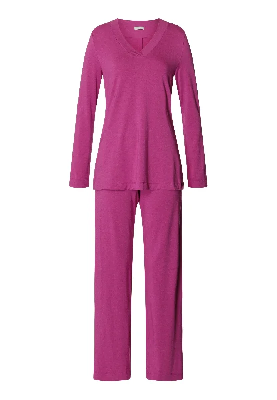 Sale Alert Champagne V-Neck Pajama Set | Very Berry 76704-1370