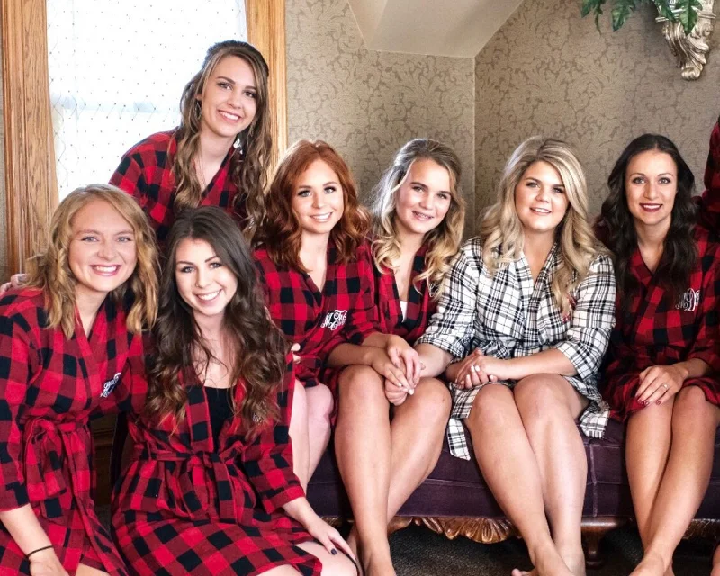 Exclusive Deal Checkered Flannel Robes
