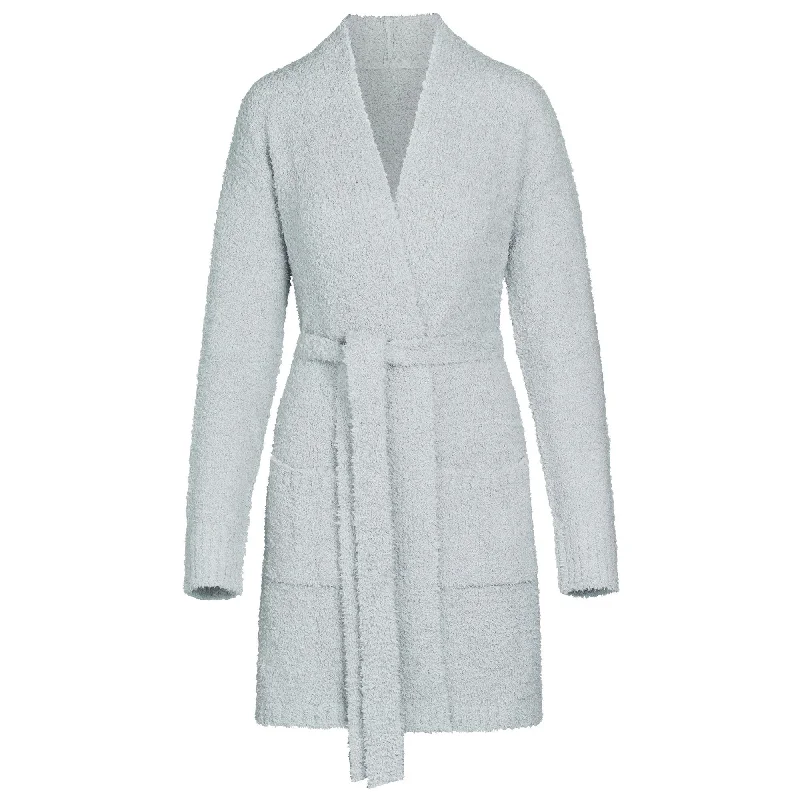 Instant Savings COZY KNIT SHORT ROBE | AQUA