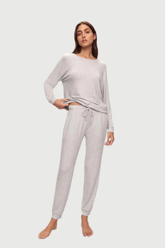 Low Price Cozy Time Crew Neck Pullover and Jogger Set