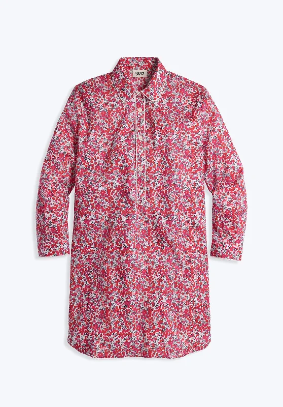 Special Price Elsa Night Shirt in Liberty Wiltshire Berries Red