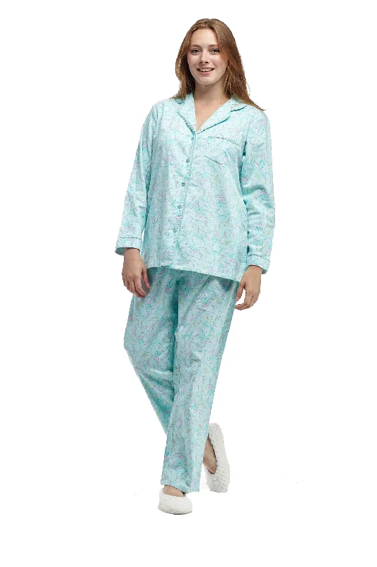 Unbeatable Prices Wispy Floral Flannel Pajama Set