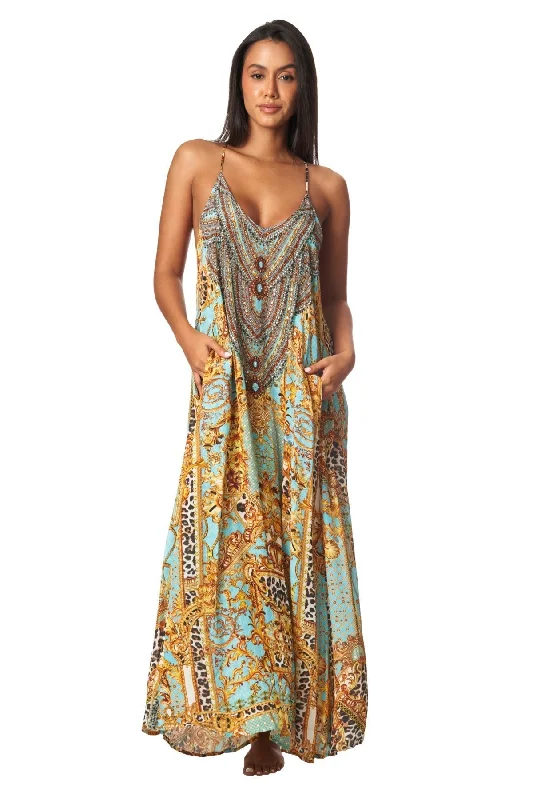 Weekend Discounts to Indulge In Future Eden Racerback Maxi Dress for Resort or Cruise