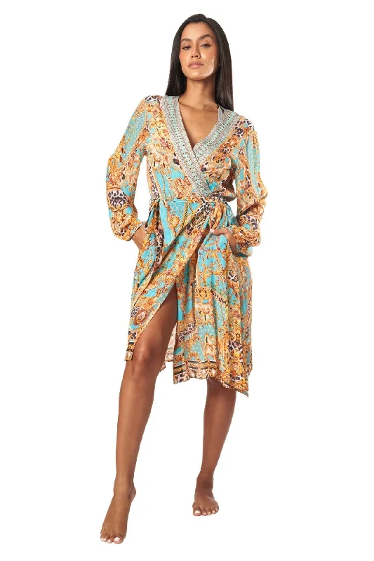 Weekend Specials to Cherish Future Eden Women's Midi Wrap Dresses