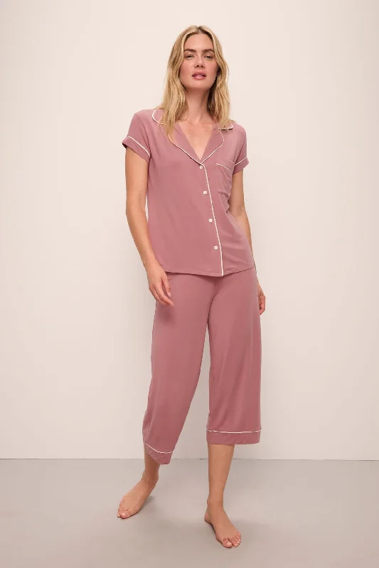 Stock Clearance Gisele TENCEL™ Modal Short Sleeve Cropped PJ Set