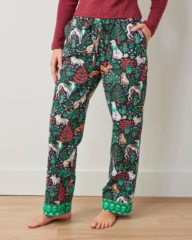 Happy Howlidays - PJ Pants - Ink