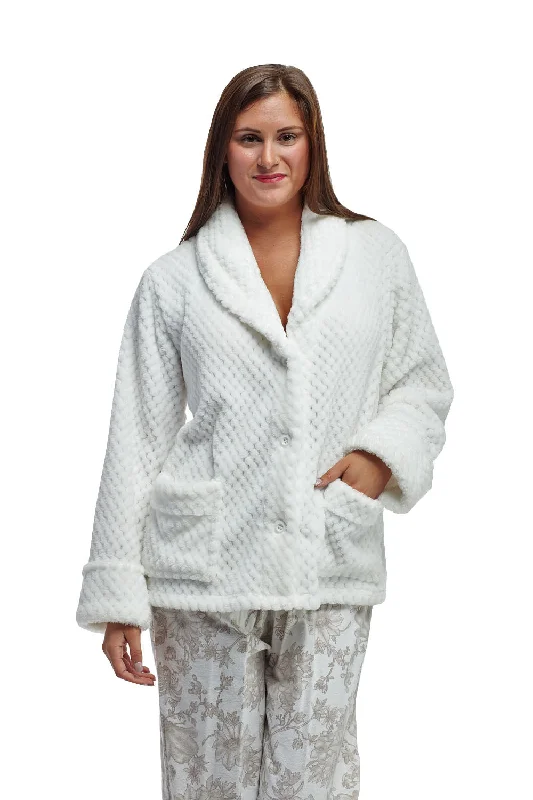 Massive Savings Honeycomb Fleece Bed Jacket