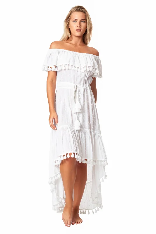 Best Seller La Moda High Low Hem Rayon Dress