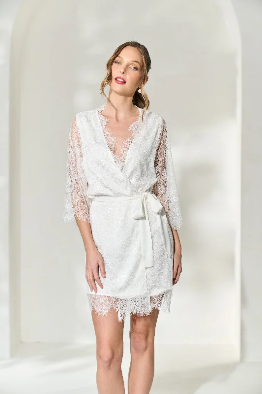 Shop the Weekend Away Lara Lace Bridal Robe