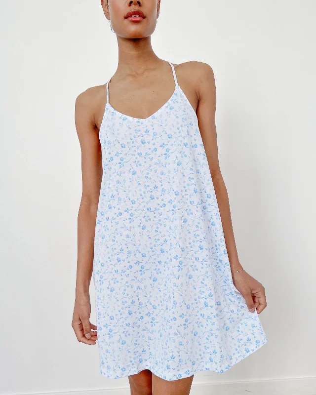 Weekend Deals That Dazzle Light Blue Floral Aurora Sleep Dress
