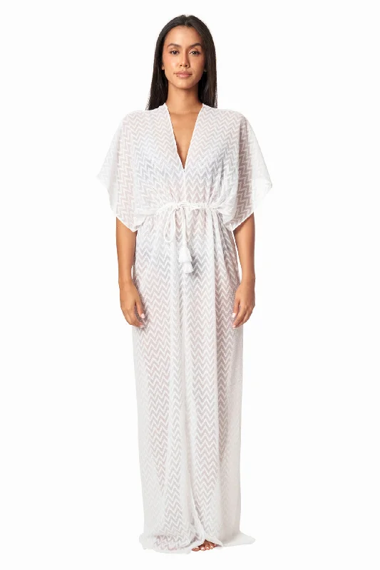Now Available Long Kaftan-Style Robe And Beachwear Cover Up