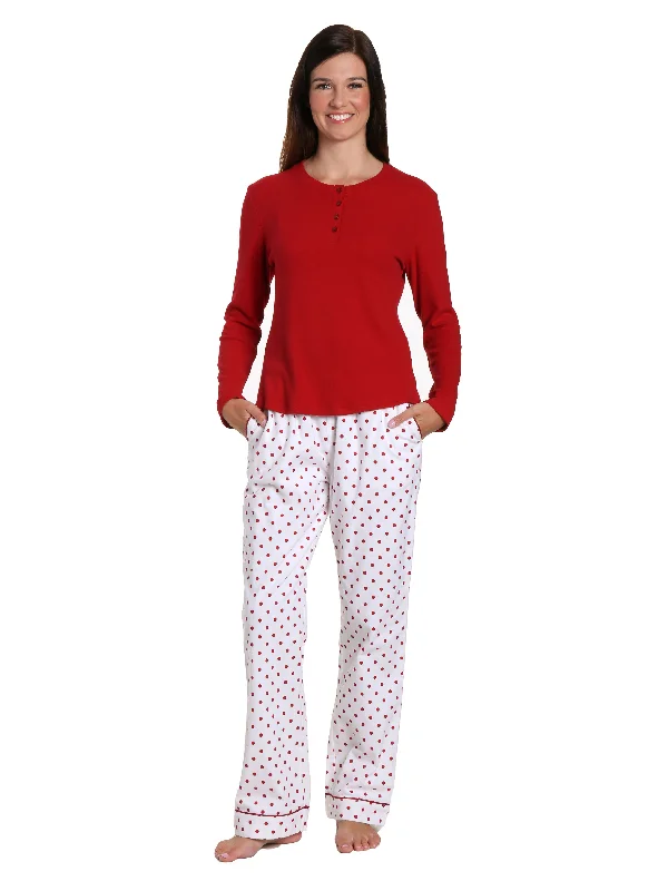 Dots Diva White-Red