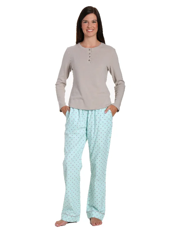 Dots Diva Aqua-Gray