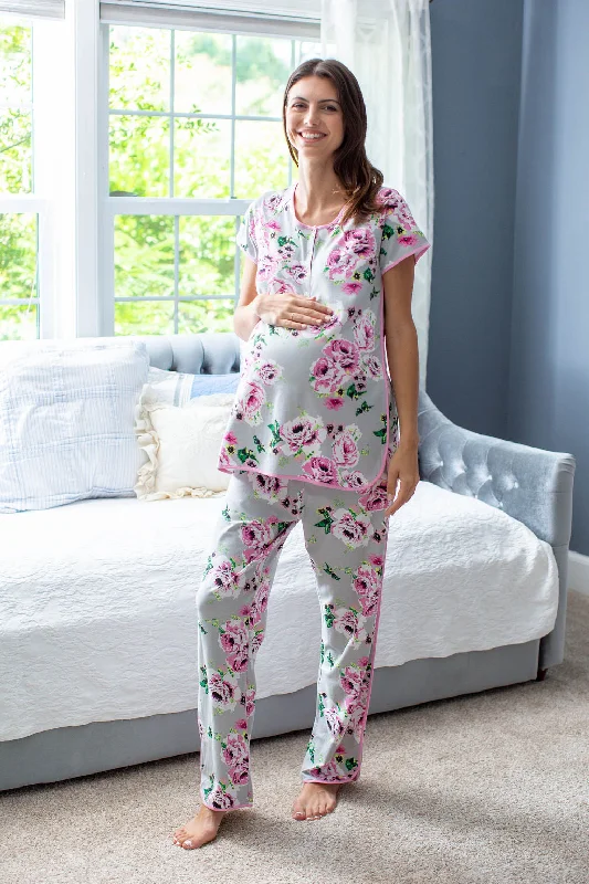 Weekend Discounts to Snag Olivia Maternity Nursing Pajama Set