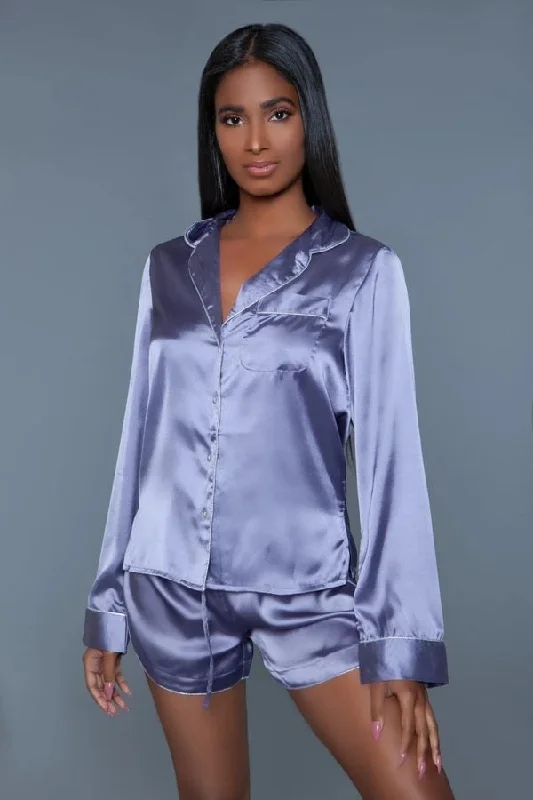 Weekend Bargains to Snag Queen Size Liz Satin Pajama Set