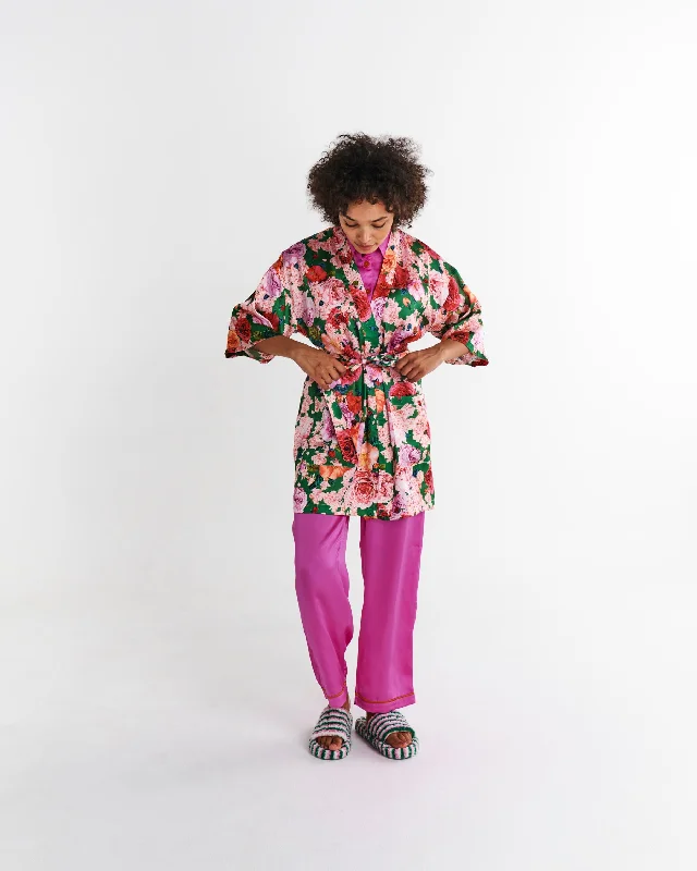 Value Pack Rose Garden Satin Robe