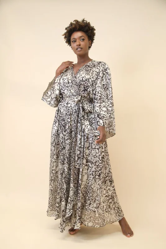 Exclusive Offer Silk Burnout Robe