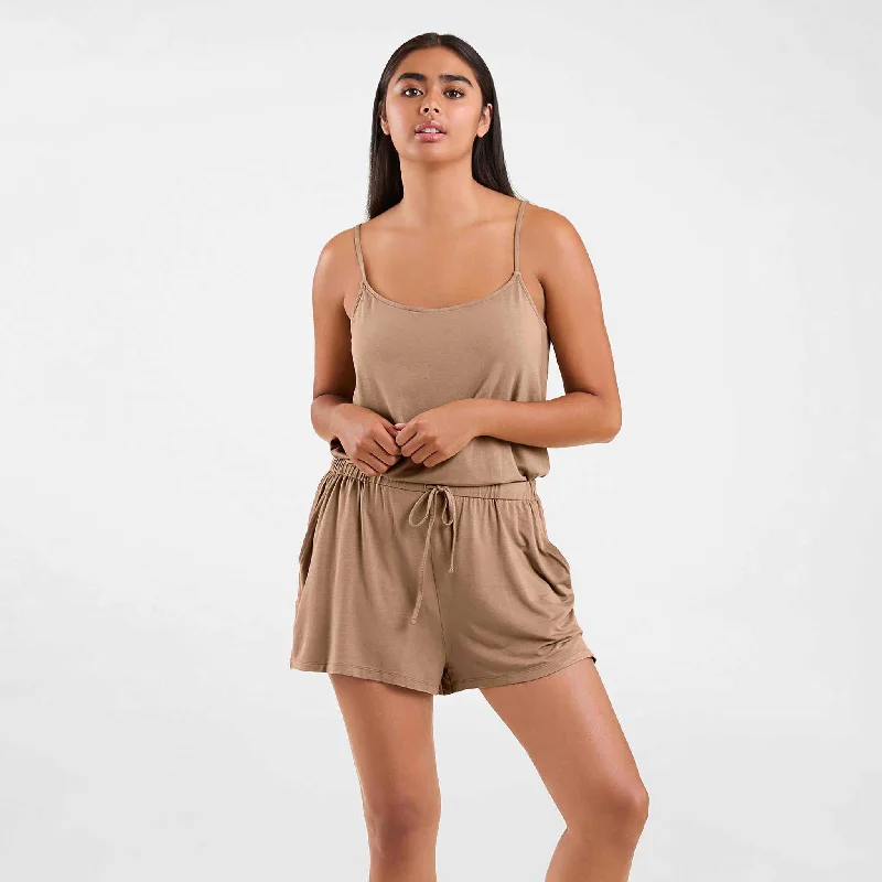 Sleep Romper | Cinnamon