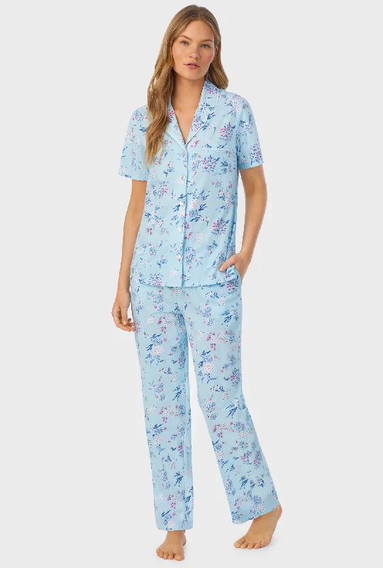Super Bargain Summer Blooms Long Pajama Set