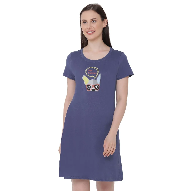 Weekend Discounts to Delight Super Soft Cotton Modal Sleep Shirt NT-98