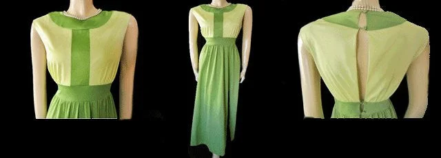 Act Now *VINTAGE VANITY FAIR ANTRON NYLON NIGHTGOWN IN LEMON LIME WITH A BEAUTIFUL OPEN BACK Act Now *VINTAGE VANITY FAIR ANTRON NYLON NIGHTGOWN IN LEMON LIME WITH A BEAUTIFUL OPEN BACK