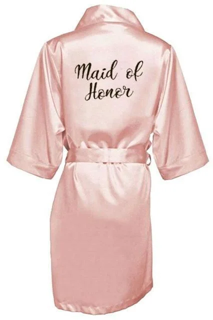 The Best Prices Wedding Nightgowns - Letter Print Robe