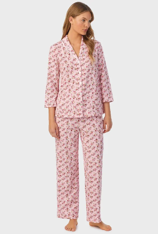 Can't Beat Wild Blooms Long Pajama Set