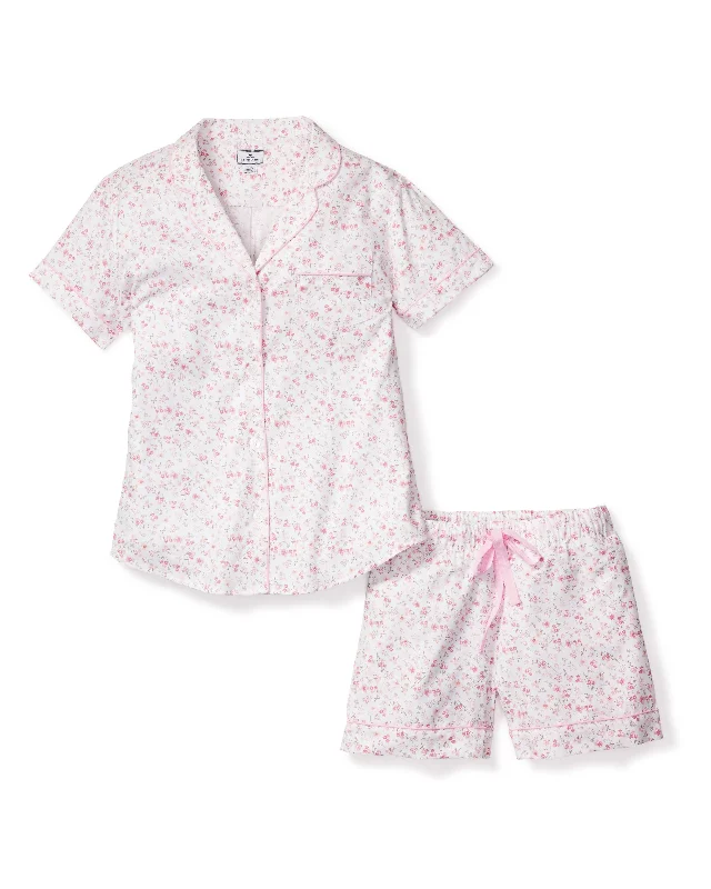 Mega Sale Women's Twill Short Sleeve Short Set in Dorset Floral