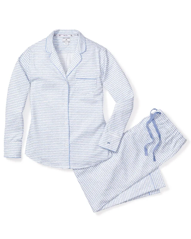Super Deal Women's Twill Pajama Set in La Mer