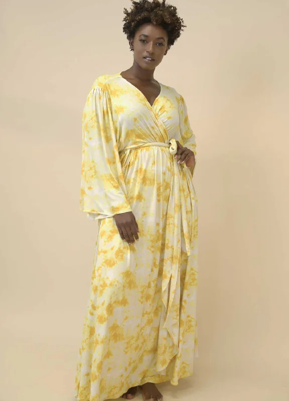 Can't Beat Yellow Swirl Robe