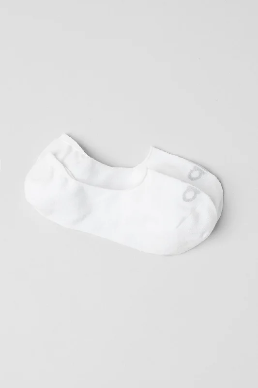 Unisex Conceal Sock - White/Dove Grey