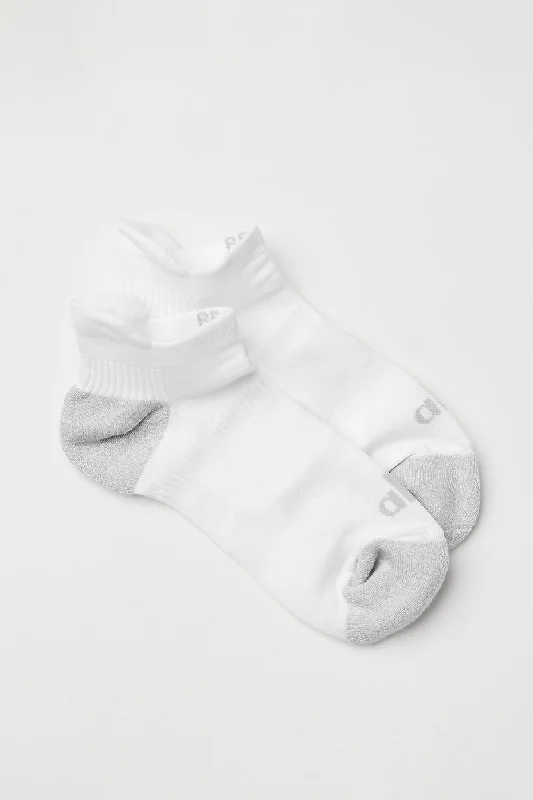Super Sale Women's Performance Tab Sock - White/Dove Grey