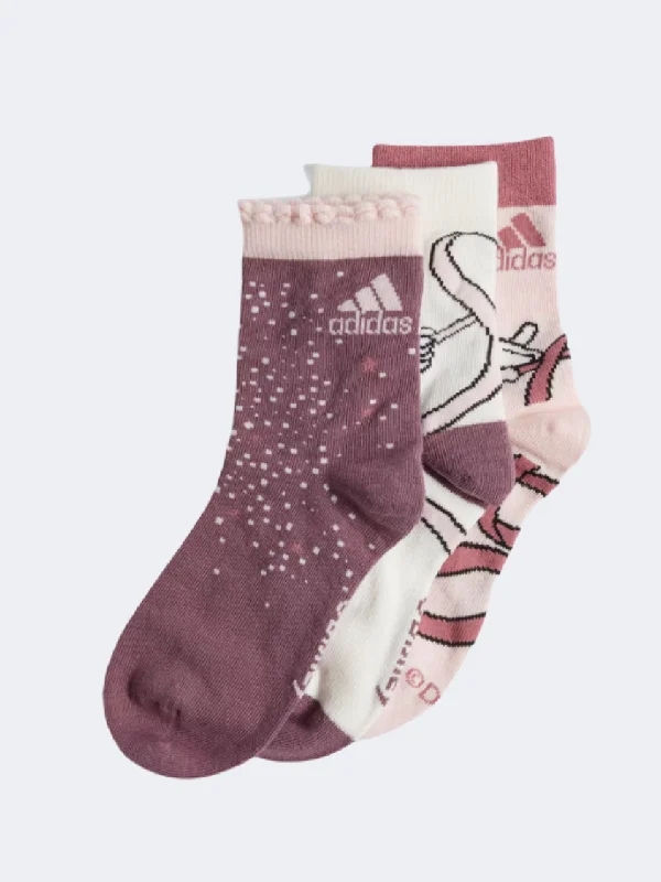 Can't Beat Adidas Disney Minnie Mouse Girls Training Sock Sandy Pink/Off White