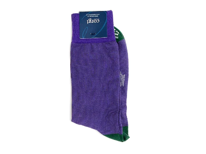 Weekend Specials to Delight Alfred Plain Socks Purple