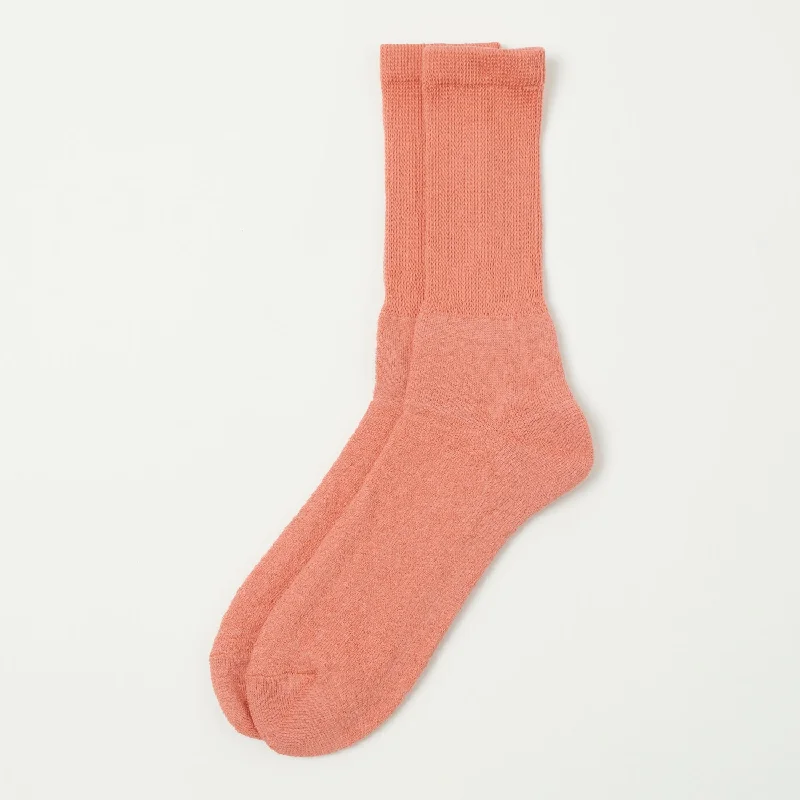 Clearance Sale Anonymous Ism Organic Cotton Supersoft Crew Socks - Soft Pink
