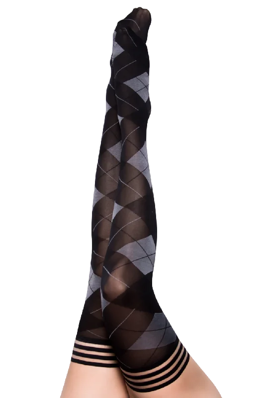 Weekend Specials to Grab Argyle thigh-high tights